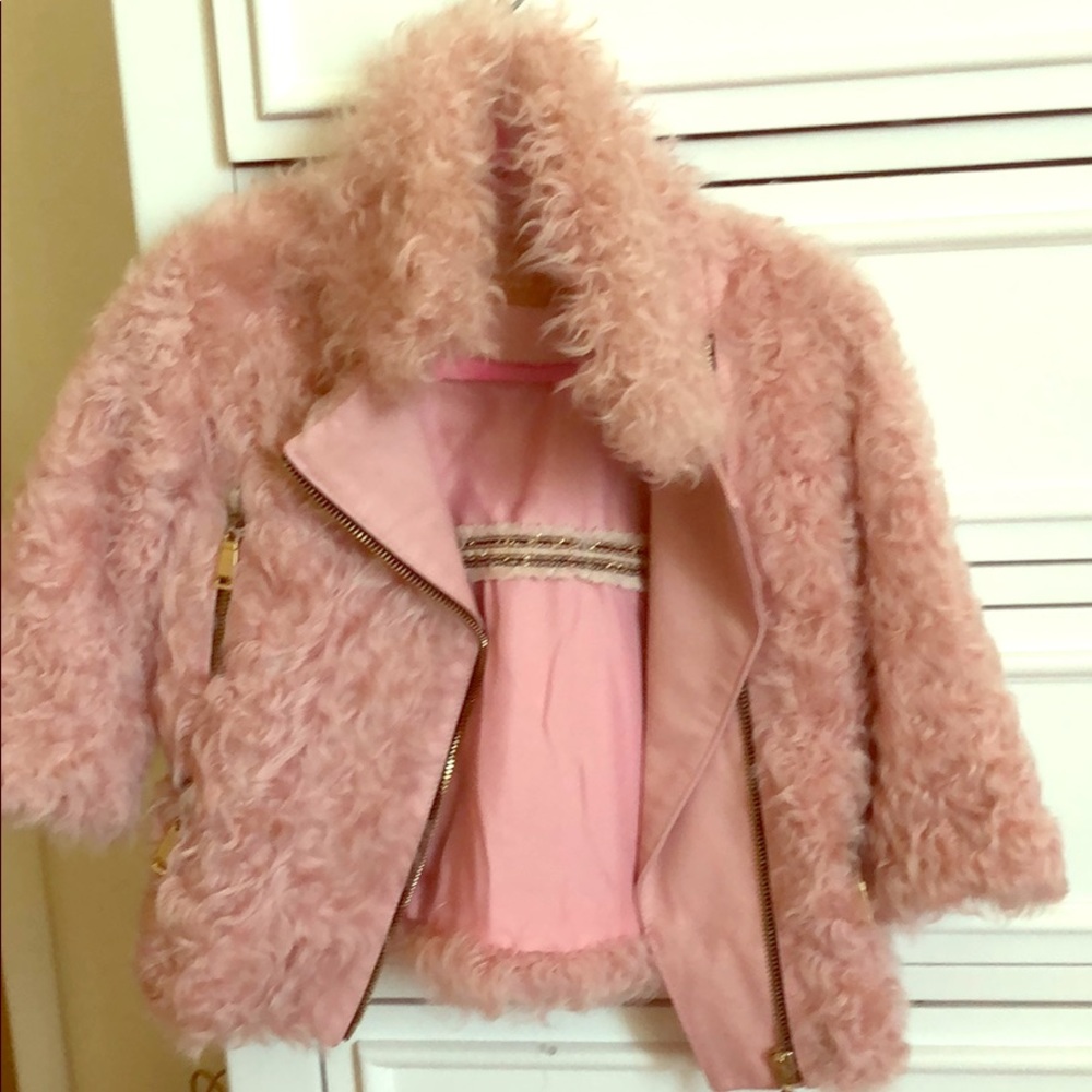 Girl leather jacket pick size 3